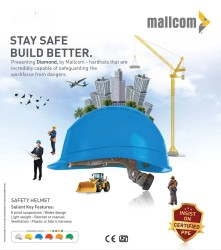 Diamond XII Ventilated Ratchet-Adjusted Industrial Safety Helmet