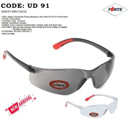 Forte UD91 Safety Googles, Anti-Scratch