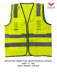 Safety Vest, 120gsm, 4 Pockets